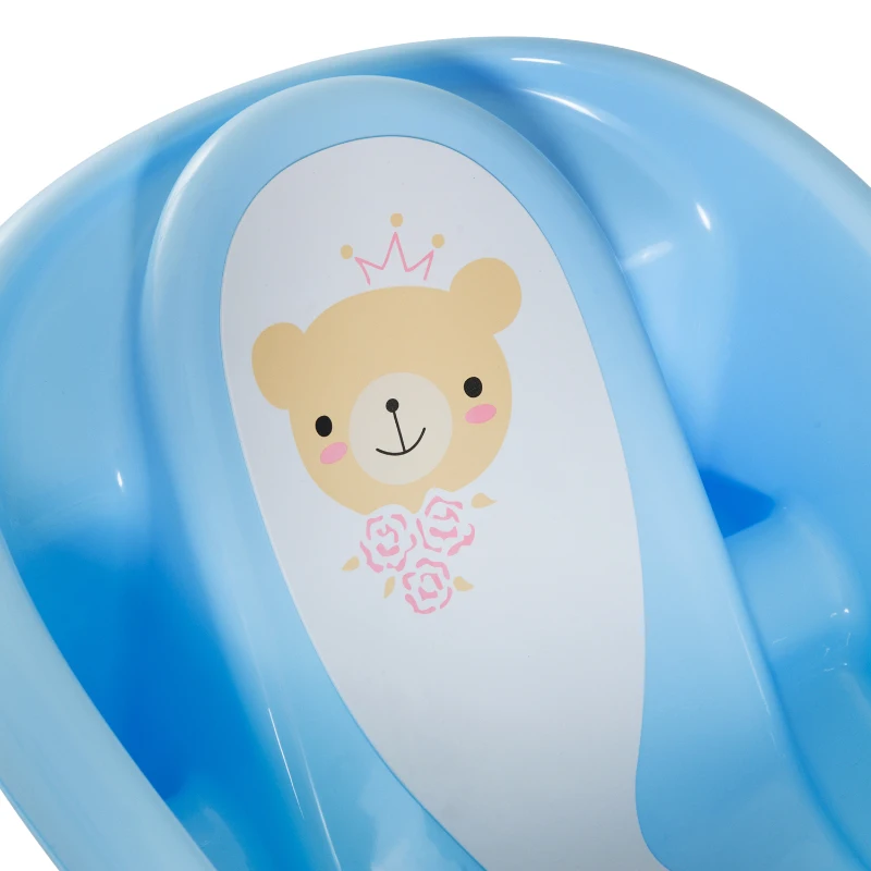 HOMCOM Baby Bath Tub, 88Lx49Wx28H cm-Blue