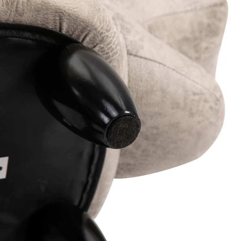 HOMCOM Upholstered Animal Storage Ottoman Footrest Stool with Vivid Adorable Dinosaur