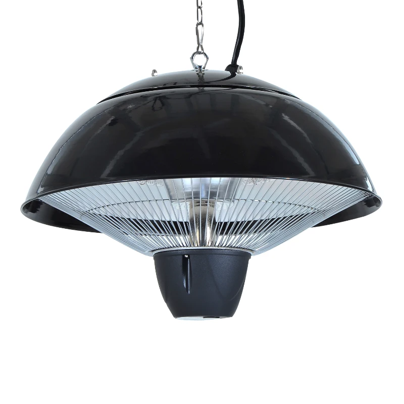 Outsunny Ceiling Mounted Electric  Patio Heater-Black