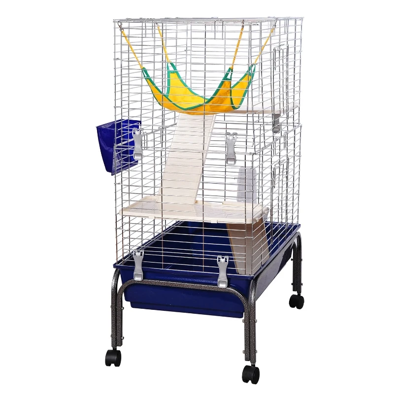 Pawhut Animal Hutch, 80Lx108Hx48W (cm)