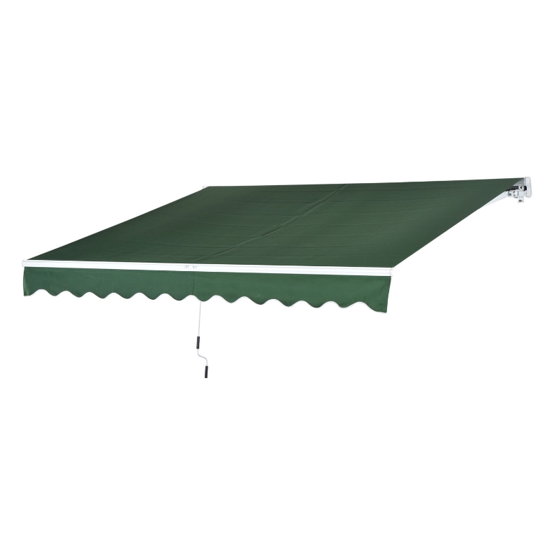 Outsunny Awning Canopy Shelter-Green