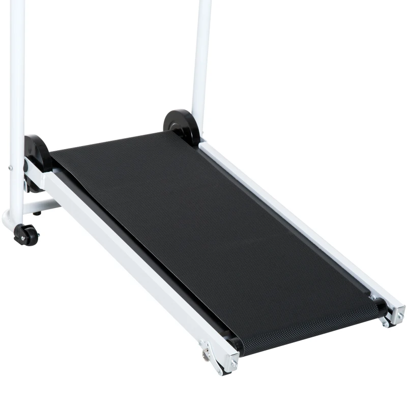 HOMCOM Foldable Treadmill W/LCD Screen-Black