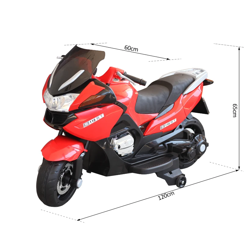 HOMCOM Children Electric Motorcycle-Red