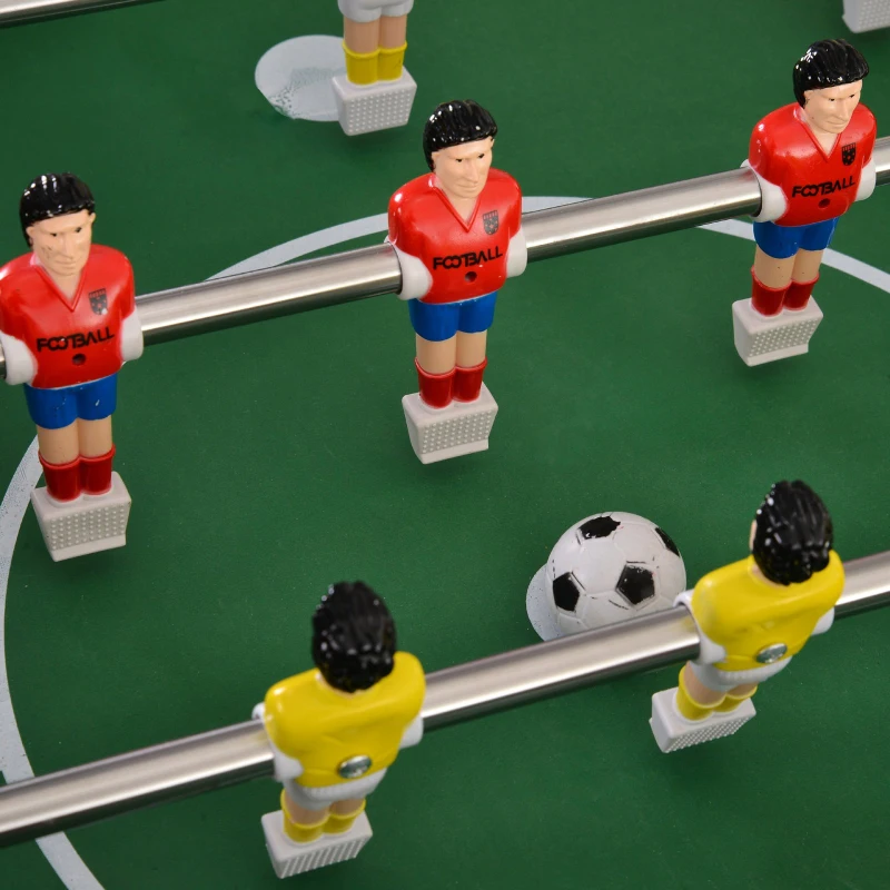 HOMCOM 4FT Football Foosball  Play Table Kids Family Soccer Ball with Legs Home Sports Fun Pub Indoor Gaming