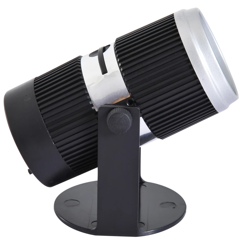 HOMCOM LED Projector Lamp 4 Patterns Waterproof Spotlight Christmas Holiday Indoor Outdoor Wall Decoration Party Décor