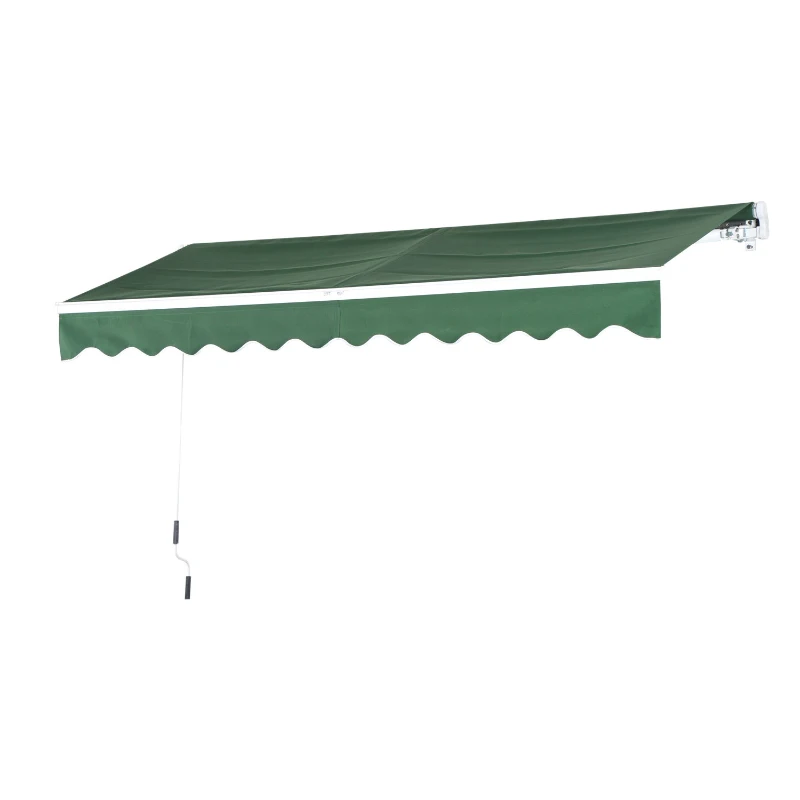 Outsunny Awning Canopy Shelter-Green