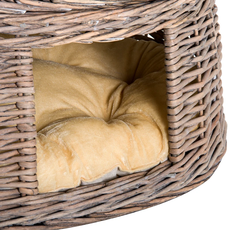 Pawhut 3-Tier Cat Cave Indoor Play House