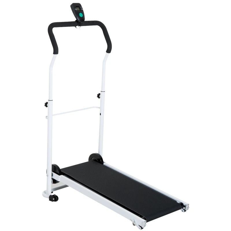 HOMCOM Foldable Treadmill W/LCD Screen-Black