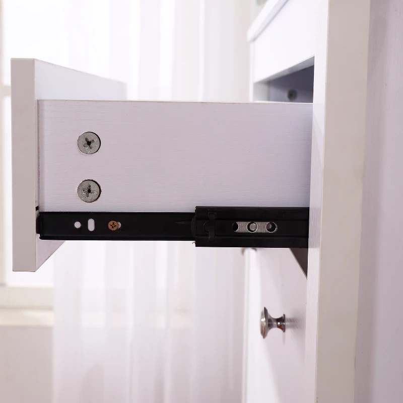 HOMCOM Particle Board Shoe Cabinet- White