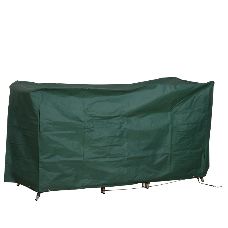 Outsunny 3 Pieces Rattan Bistro Set, Wicker Garden Furniture Set with Aluminium Frame, Cover, Glass Top Coffee Table, Chairs and Cushions for Outdoor, Patio, Balcony, Cream White