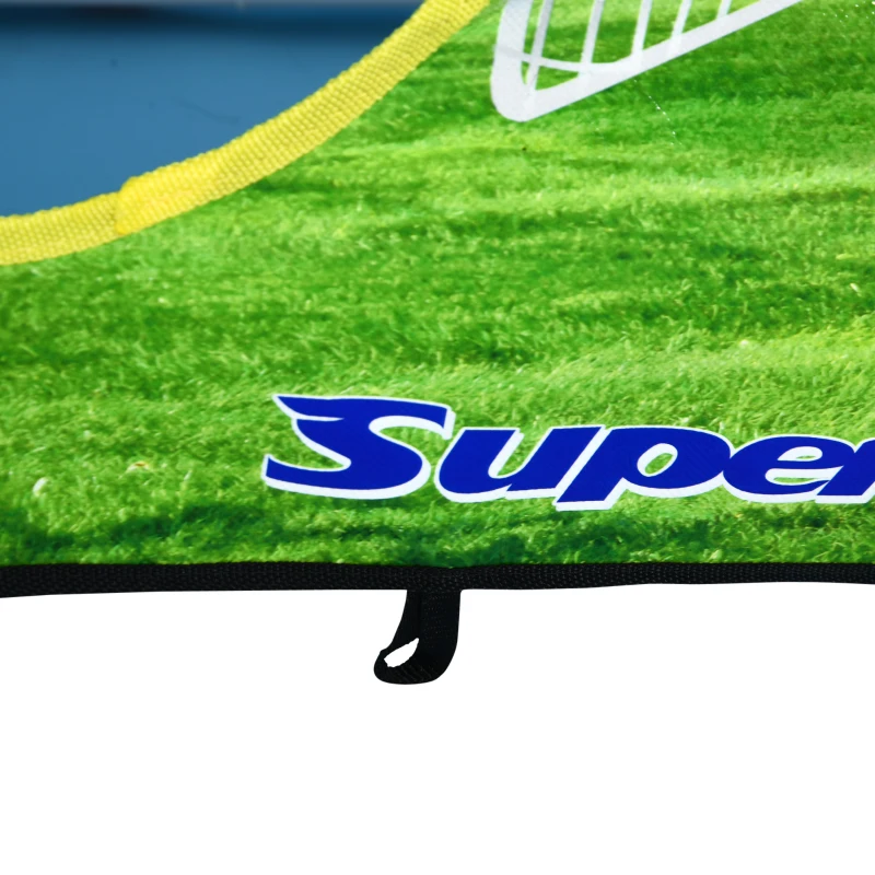 HOMCOM 2 in 1 Kids Football Goal Football Target Goal Net w/ Ball Pump Indoor Outdoor Sports