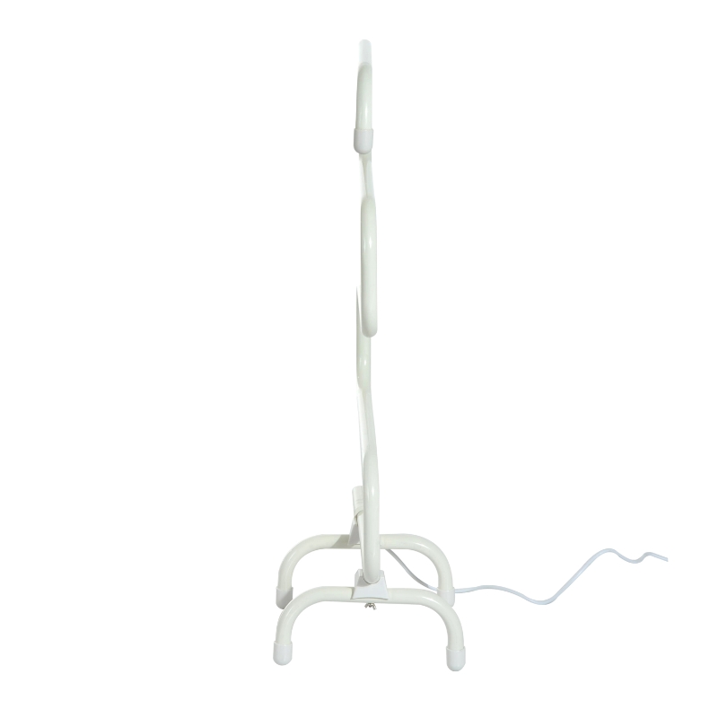 HOMCOM Electric Towel Rail Warmer Heater Floor Standing Bathroom Electric Rack - Cream White