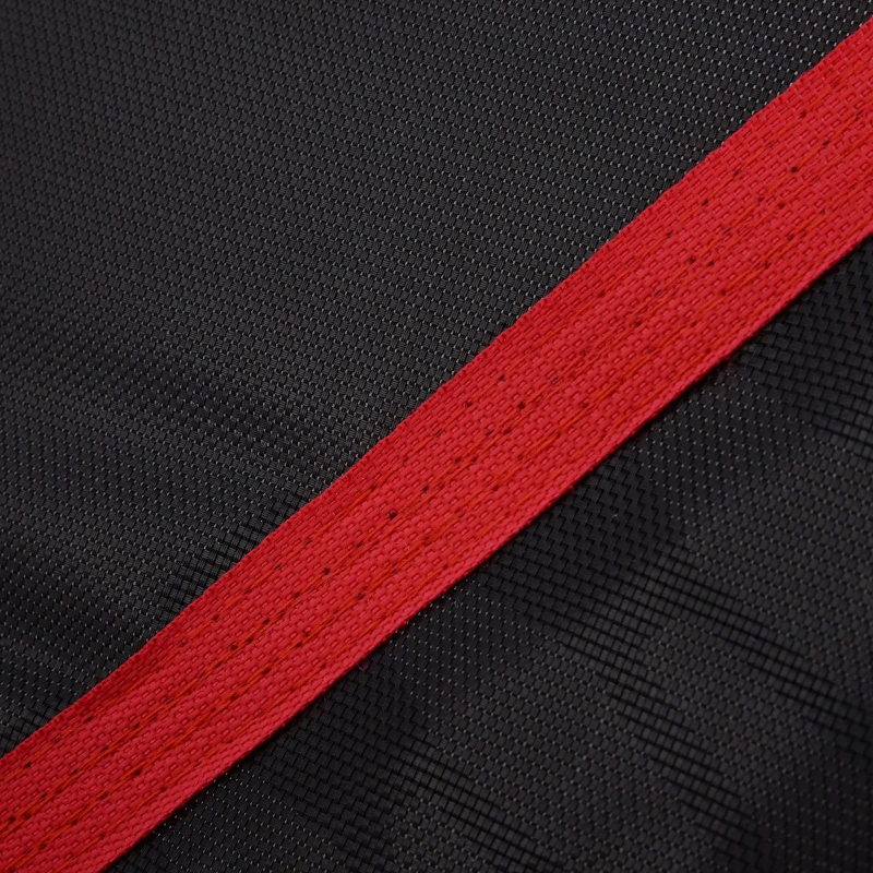 HOMCOM 5FT / 61 Inch Kids Mini Trampoline Bungee Design with Safety Enclosure Net Exercise Rebounder Six Legs Capacity to 60kg Red