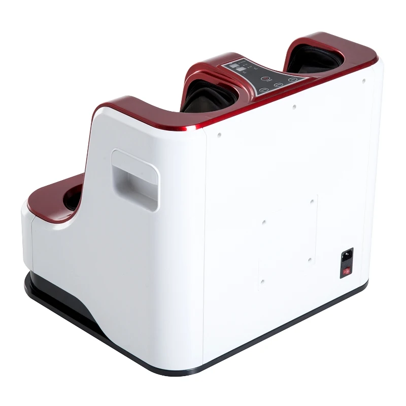 HOMCOM Automatic Heated Electric Foot Massager-Red/White/Black