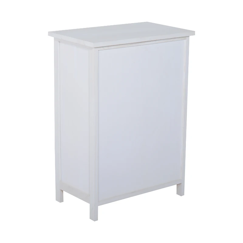 HOMCOM Wood Storage Cabinet Chest of Drawers Unit Wooden Multicolor Drawer Organiser Bedroom Furniture