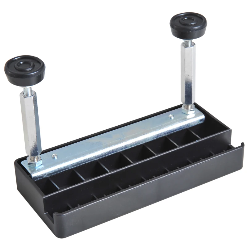 HOMCOM Folding Roller Bike Trainer-Black