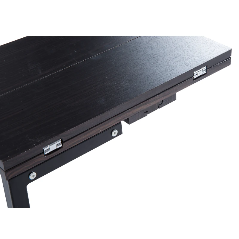 HOMCOM 30.5Lx45.7Wx61H cm Bedside Expanding Table-Walnut