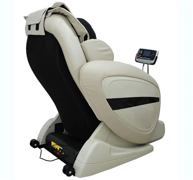 HOMCOM Electric Full Body Massage Chair Recliner, Zero Gravity-Cream