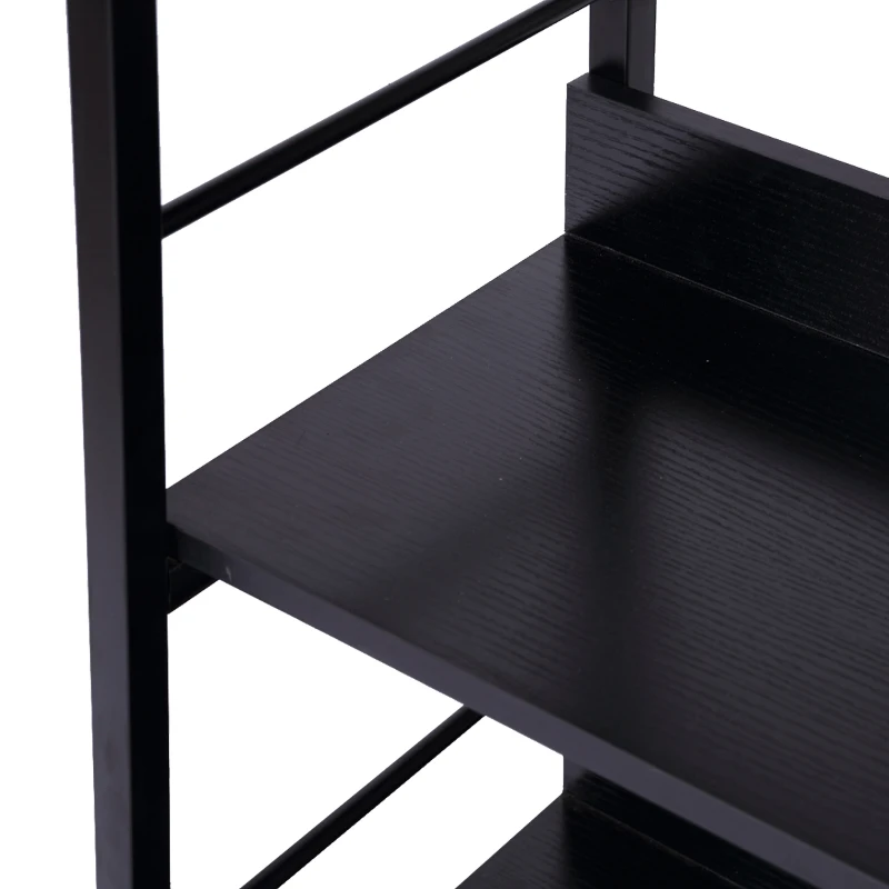 HOMCOM 3-Tiers Heavy Duty Bookcase-Black