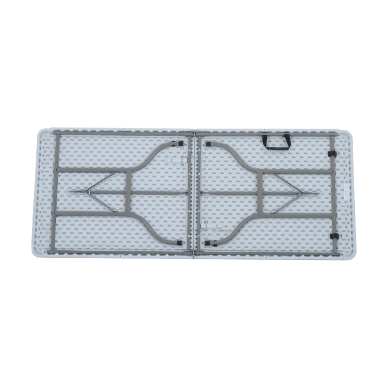Outsunny Folding Picnic Table- White