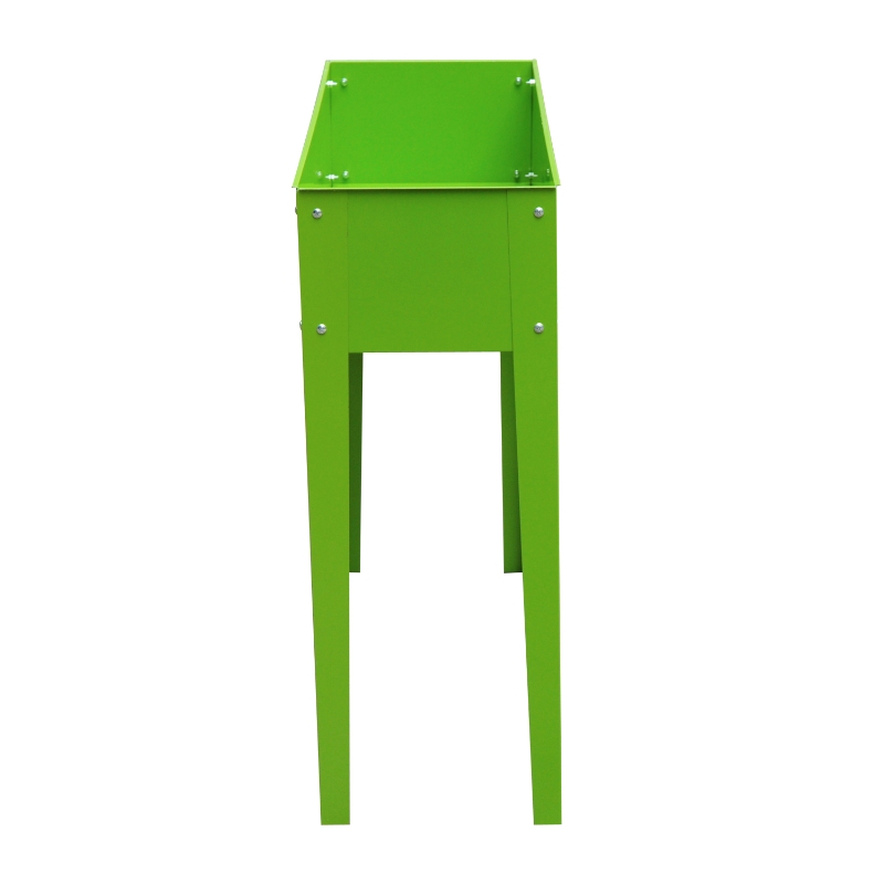 Outsunny Elevated Flower Bed-Bright Green