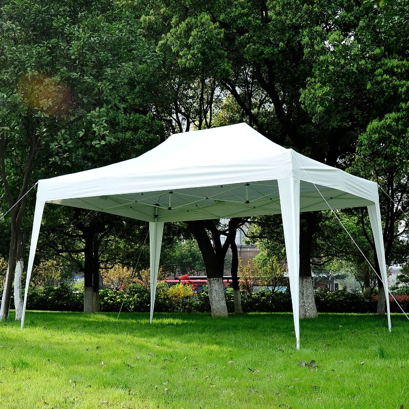Outsunny Pop Up Gazebo Marquee, size(4.5m x 3m)-white