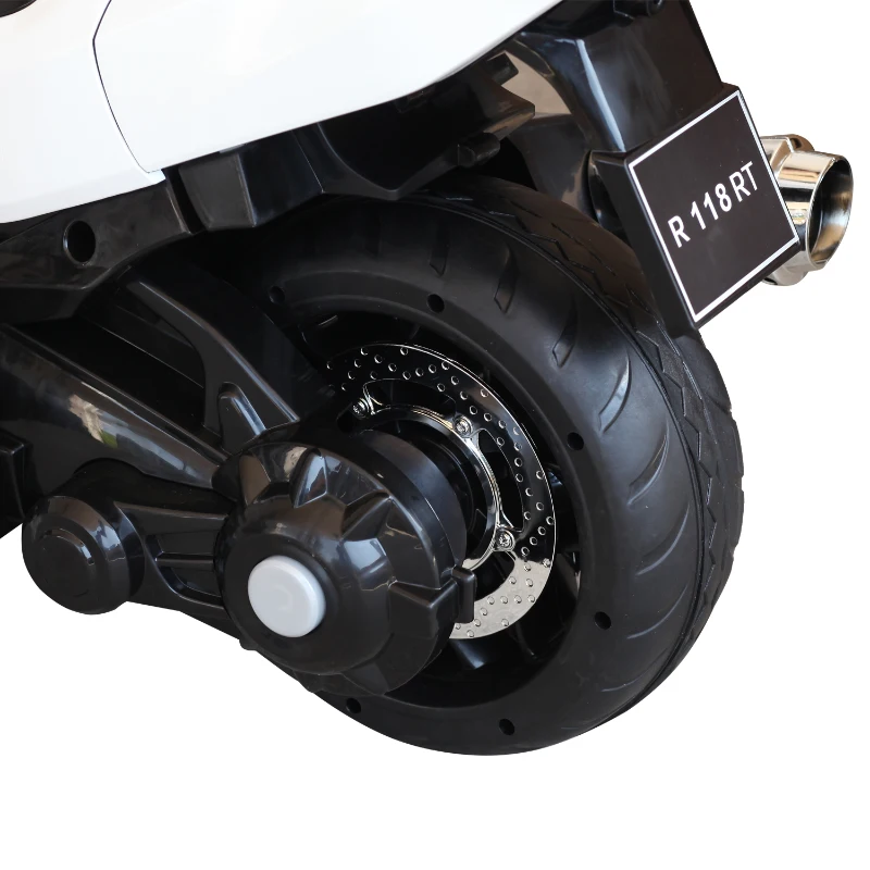 HOMCOM Children Electric Motorcycle-White