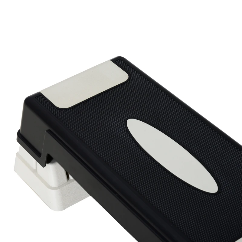 HOMCOM Adjustable Aerobic Stepper W/ Yoga Workout Platform