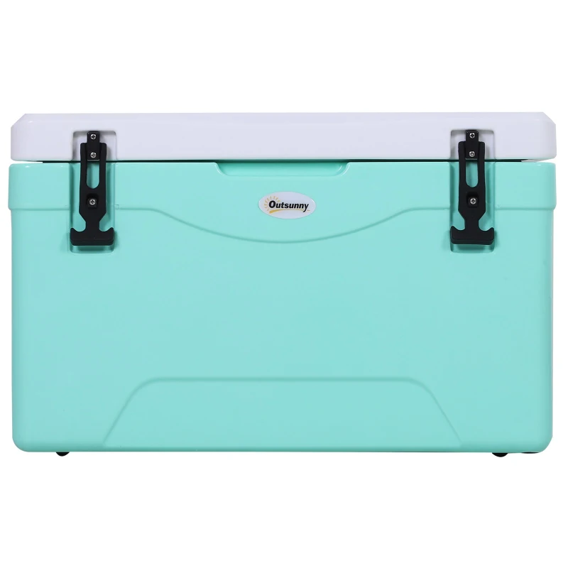 Outsunny 38L Rotomolded Outdoor Ice Cooler Chest Green
