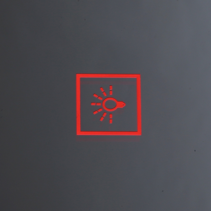 HOMCOM Led Bathroom Mirror, size (70x50x3.5cm)