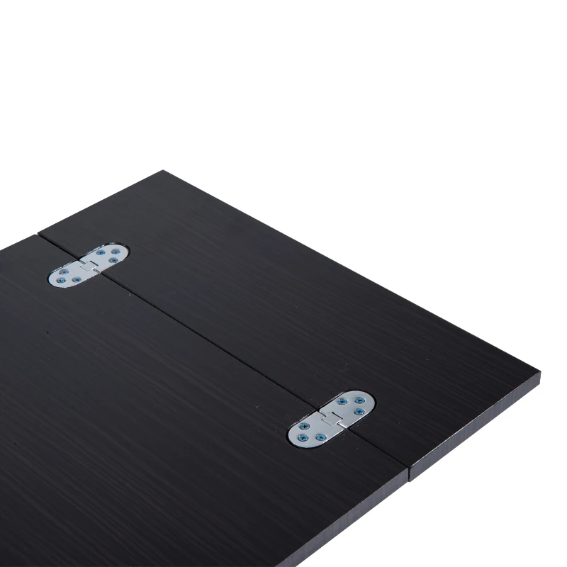 HOMCOM 30.5Lx45.7Wx61H cm Bedside Expanding Table-Walnut