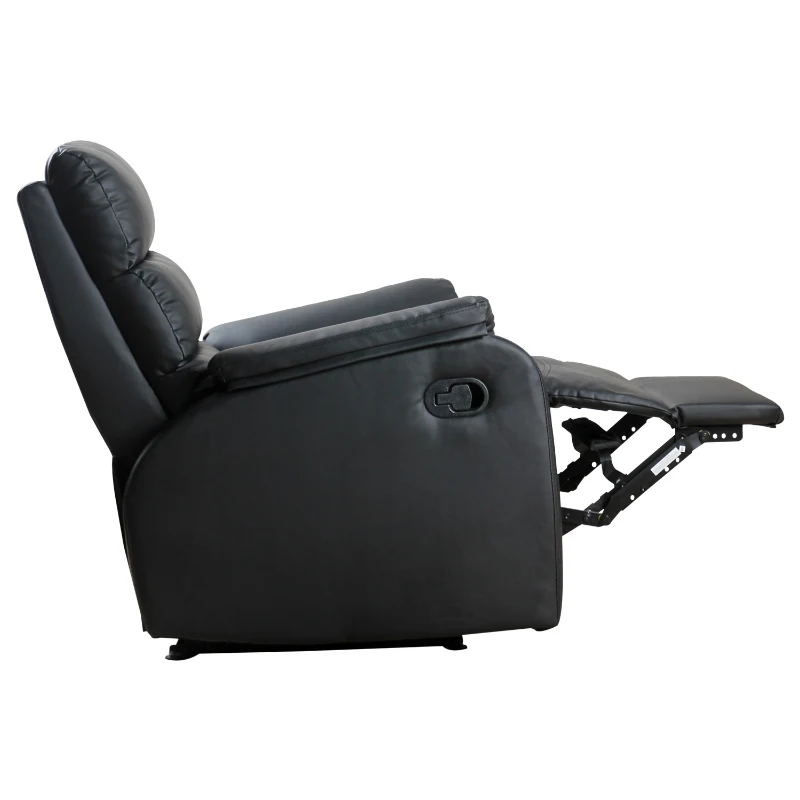HOMCOM Reclining Chair Sofa Seat-Black