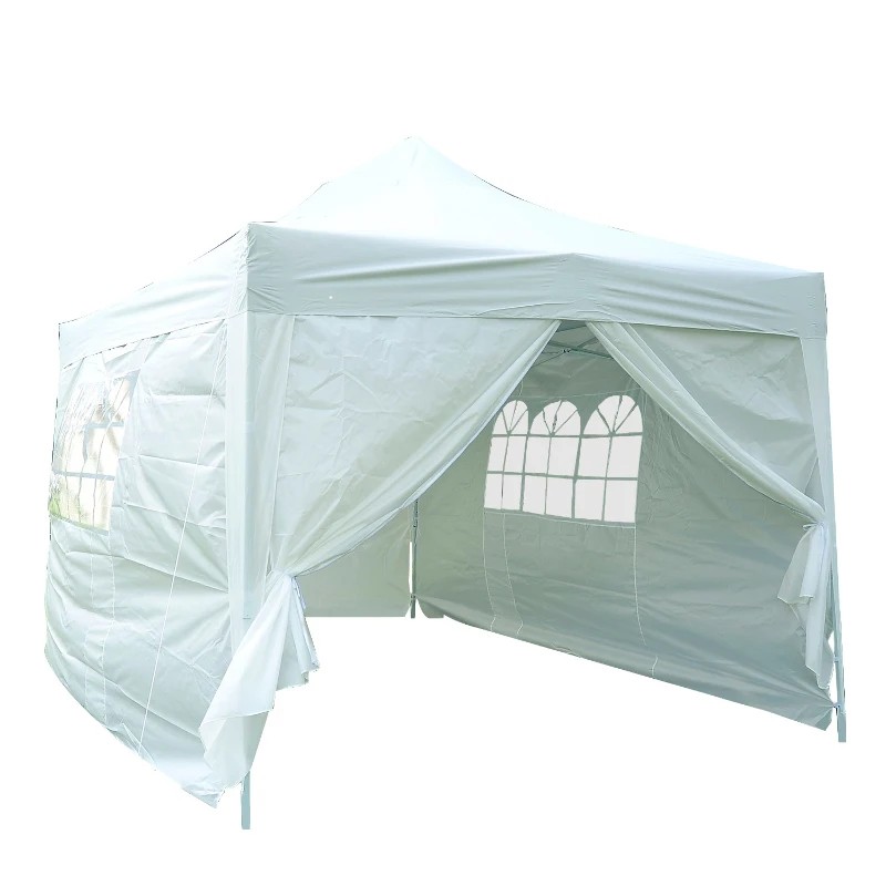 Outsunny Pop Up Gazebo Marquee, size(4.5m x 3m)-white