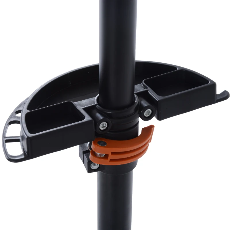 HOMCOM 85Lx59Wx100-159 H cm Adjustable Bicycle Repair Stand-Black