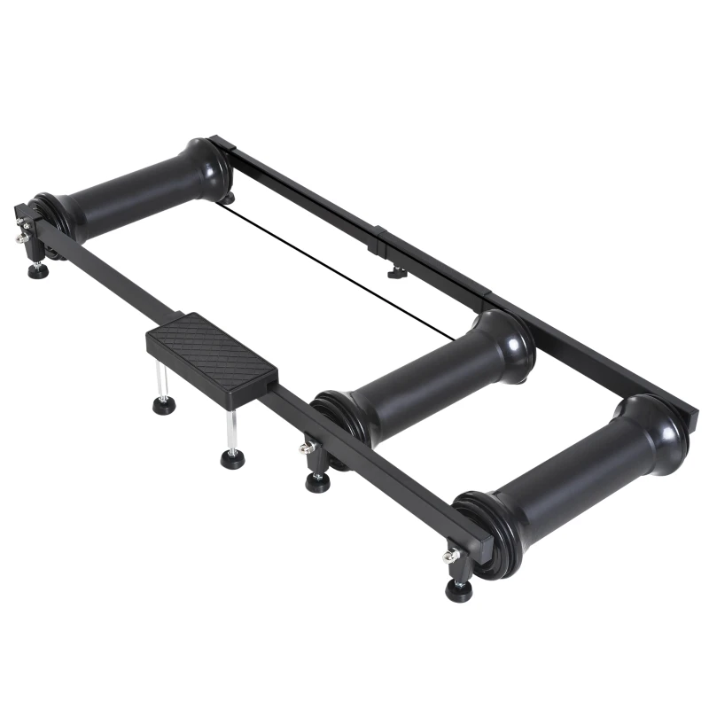 HOMCOM Folding Roller Bike Trainer-Black
