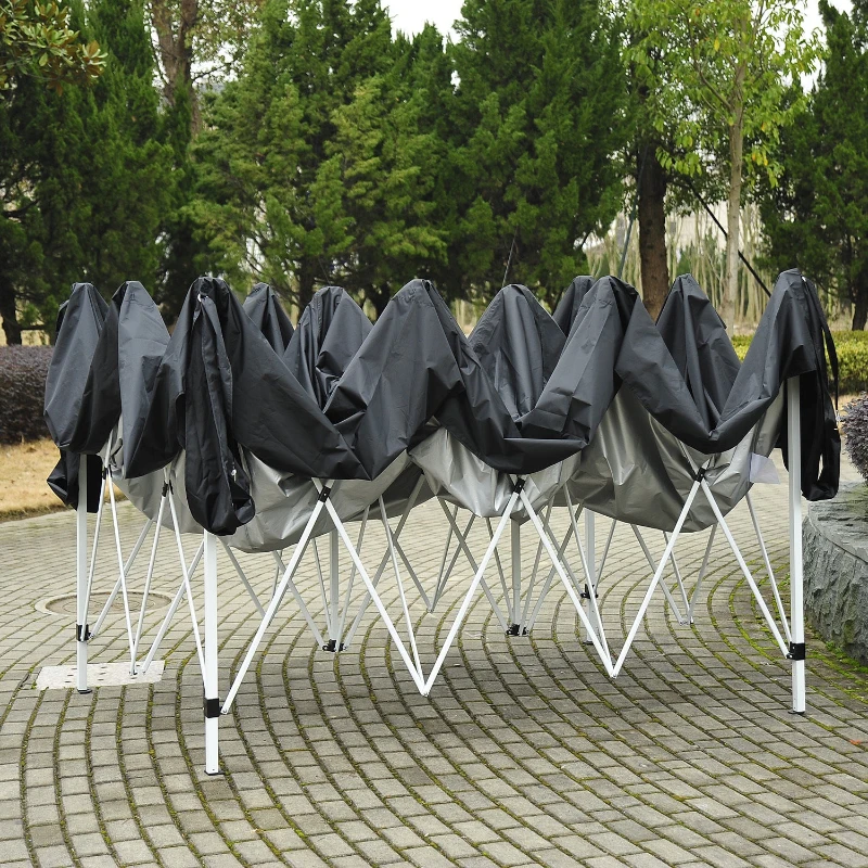 Outsunny Pop Up Gazebo Marquee, size(4.5m x3m)-Black
