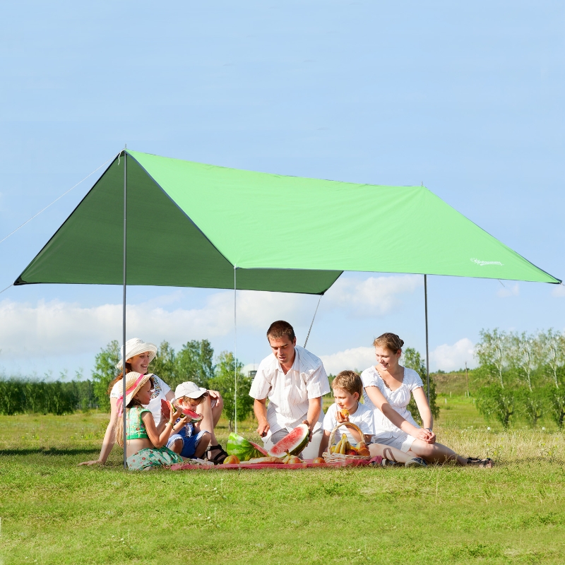 Outsunny Tent Shelter, 3x3 m-Green