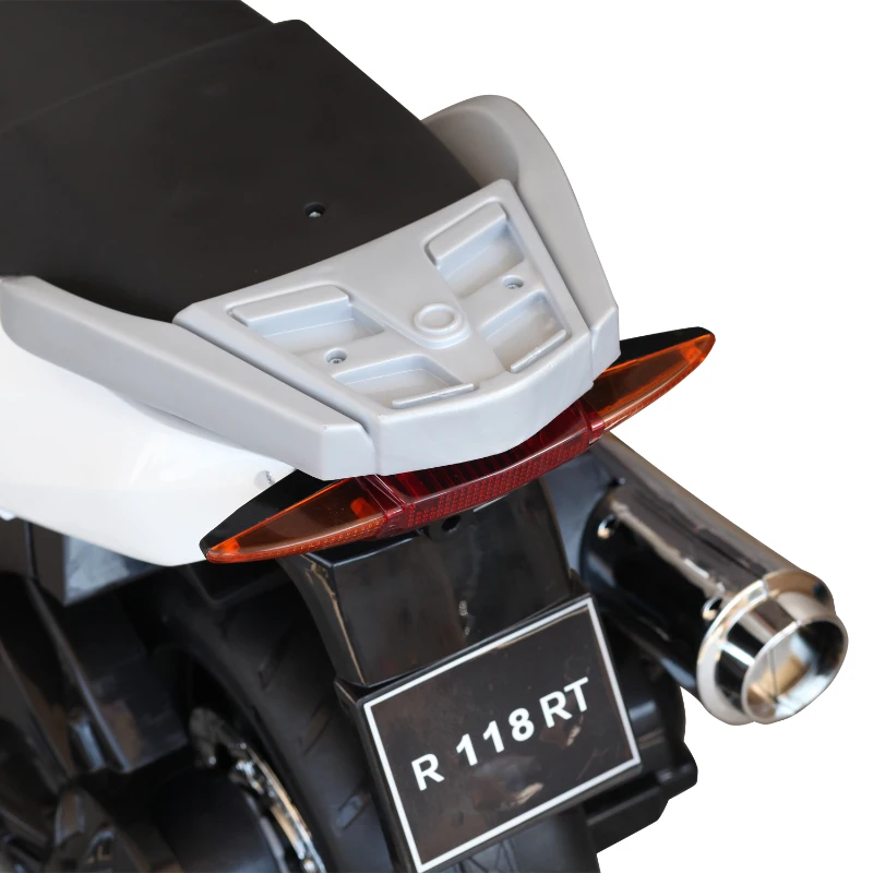 HOMCOM Children Electric Motorcycle-White