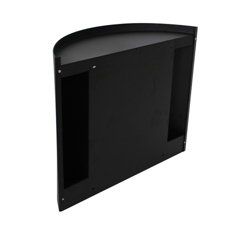 CHEMINEE BIO ETHANOL MURALE A GEL ACIER INOXYDABLE 3 BRULEURS DESIGN NOIR NEUF 26