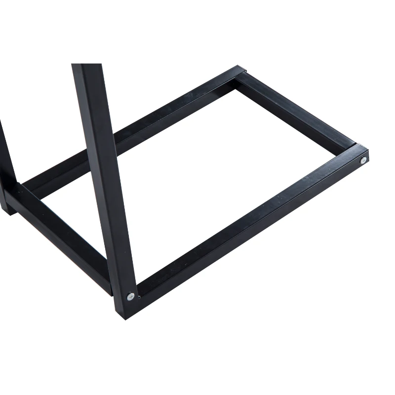 HOMCOM 30.5Lx45.7Wx61H cm Bedside Expanding Table-Walnut