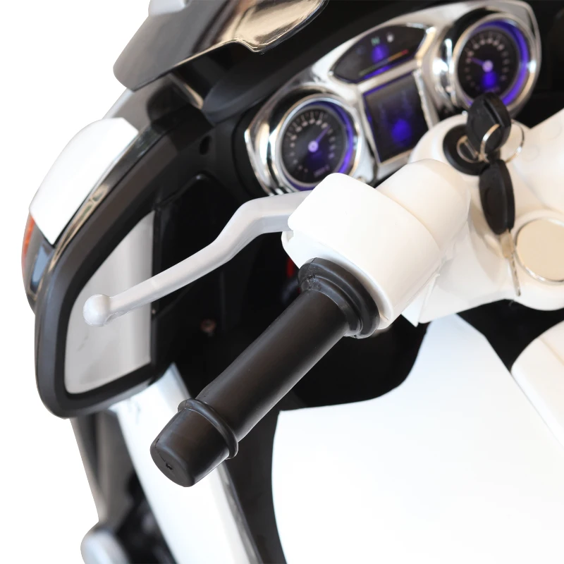 HOMCOM Children Electric Motorcycle-White