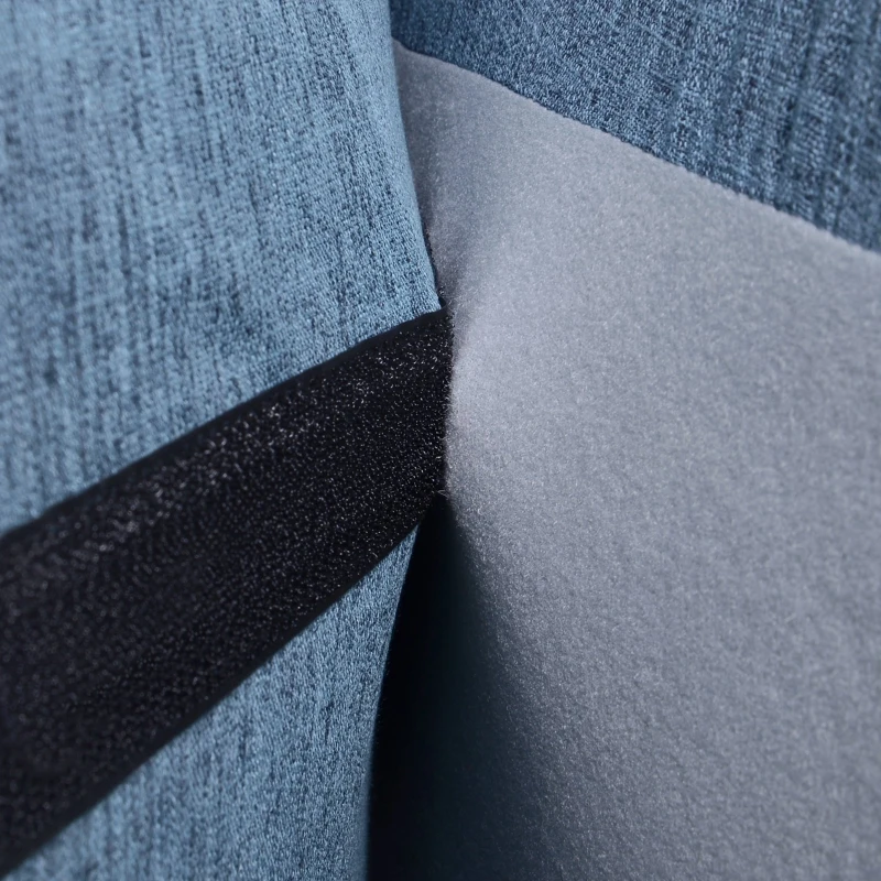 HOMCOM 2-Seater Sofa w/ Storage for Home Living Room Solid Wood Linen 1.5m Blue