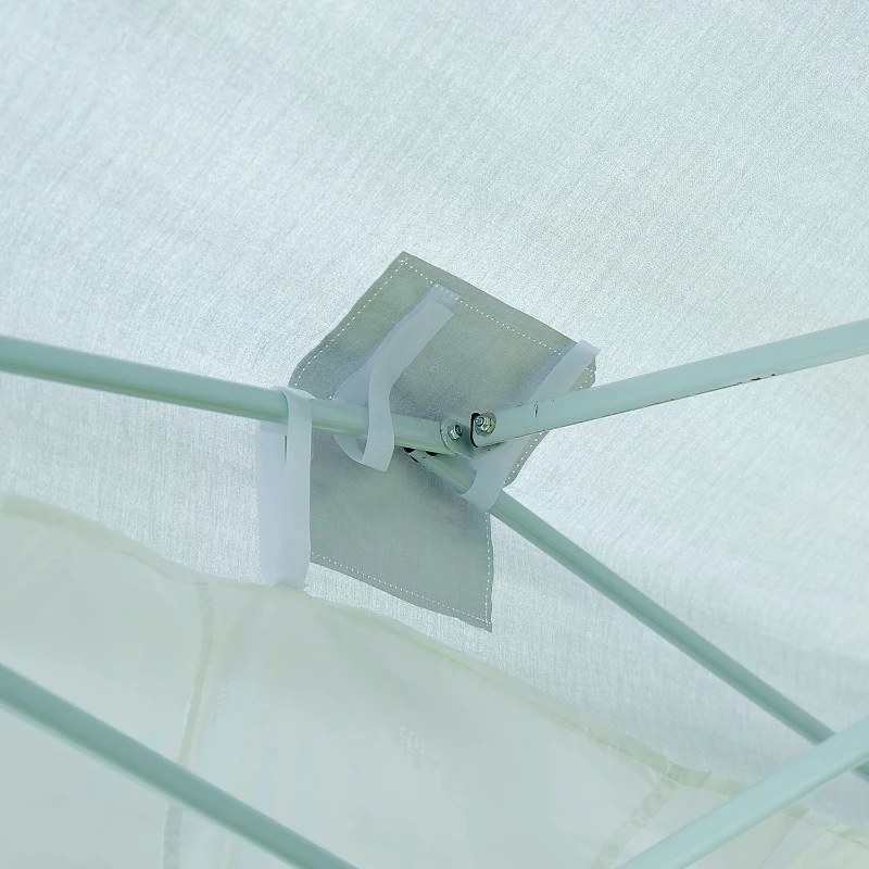 Outsunny Pop Up Gazebo Marquee, size(4.5m x 3m)-white