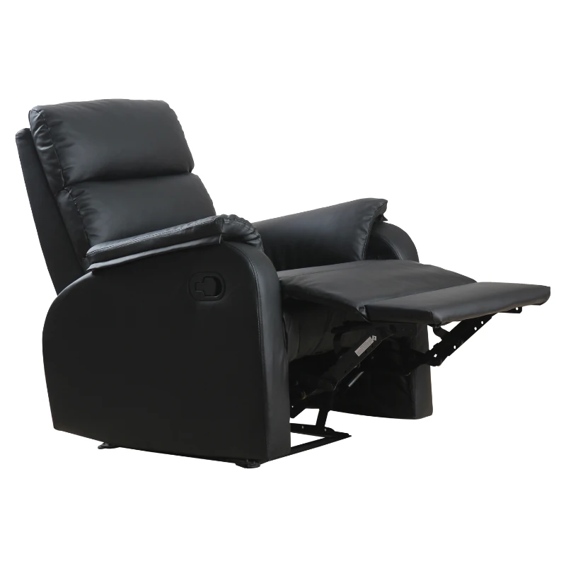 HOMCOM Reclining Chair Sofa Seat-Black