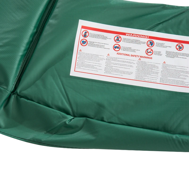 HOMCOM  Trampoline Safety Pad, 8 ft-Green