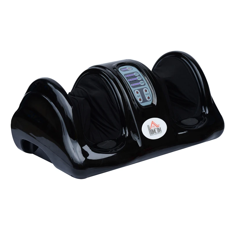 HOMCOM Electric Foot Massager W/Remote Control-Black