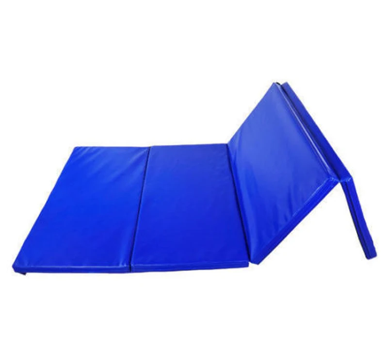 HOMCOM 1.2 m Foldable Gym Mat-Blue