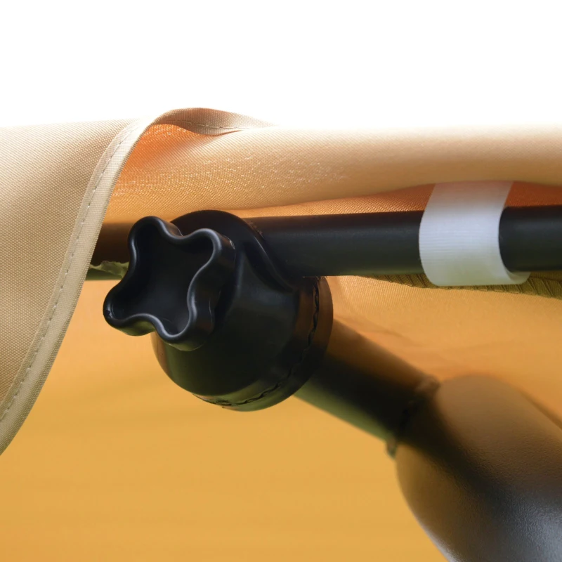 Outsunny 2-Seater Garden Swing Chair W/Canopy, 195Lx115Dx172Hcm