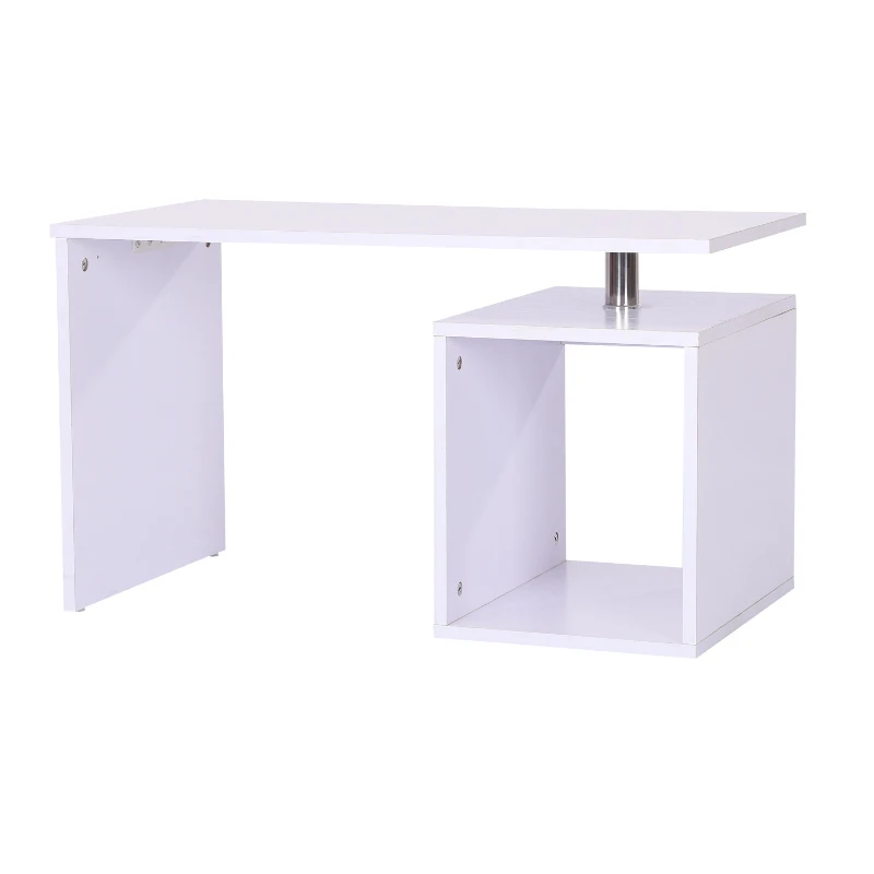 HOMCOM Side Table (77x44x40 cm)-White