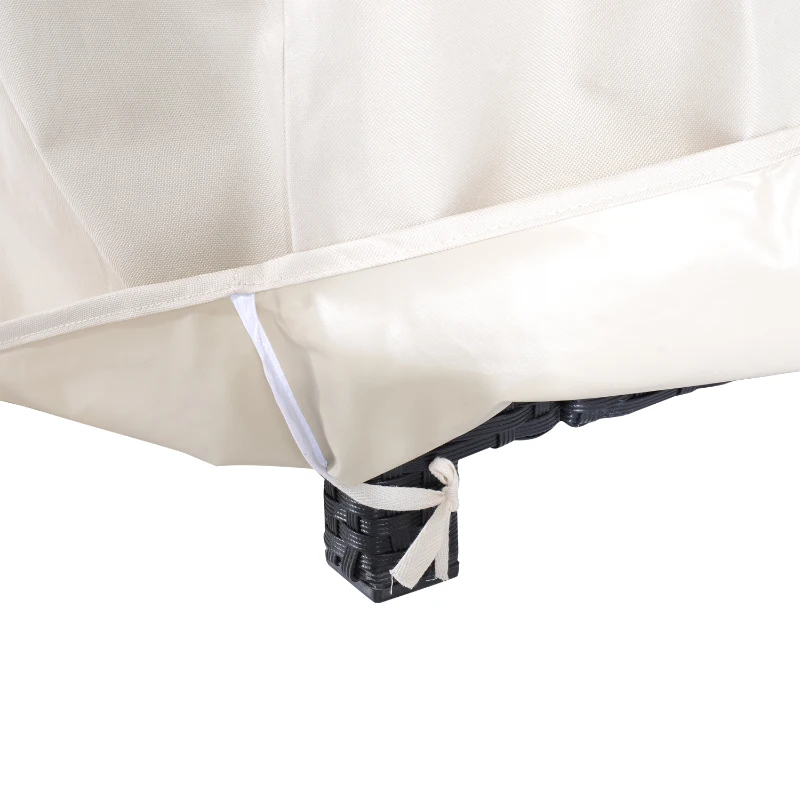 Outsunny 2-Seater Sofa Waterproof Cover-Beige